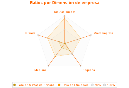 Ratios por Dimensión de empresa
