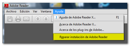 Ayuda Adobe Reader