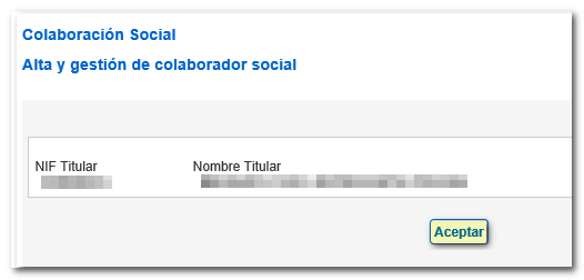 aceptar datos identificativos del colaborador social