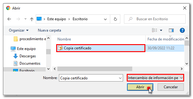Copy of certificate