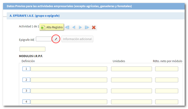 Datos previos