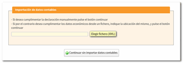 import XML file
