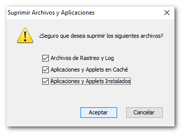 Delete files and applications