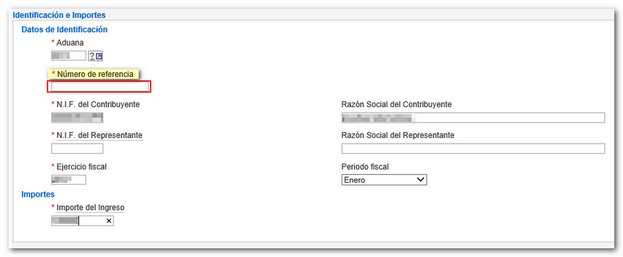 Número de Referencia NRC