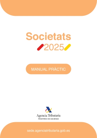 Portada Manual Pràctic Societats 2025