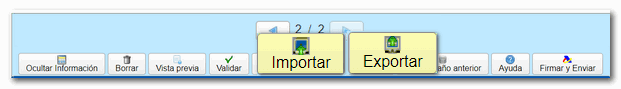 Import and export files