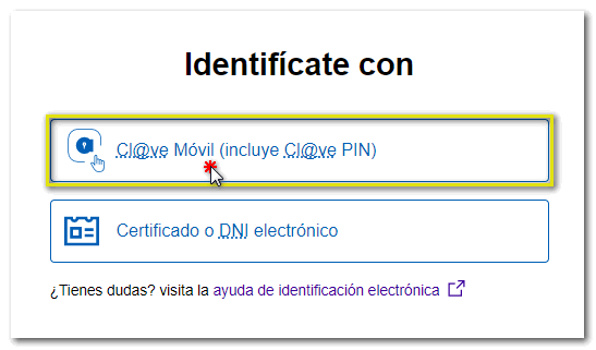 ID selection window