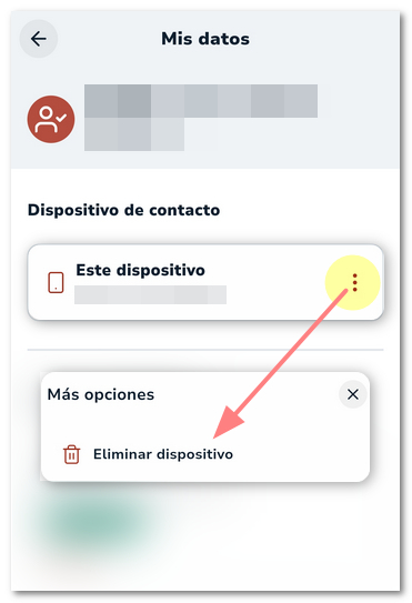 Eliminar dispositivo
