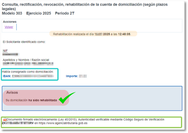 Rehabilitacion realizada