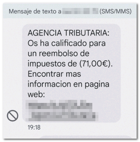 SMS phishing