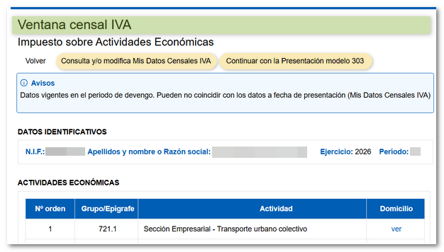Ventana censal Pre303