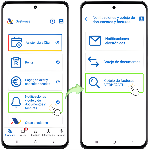 VERI*FACTU invoice comparison