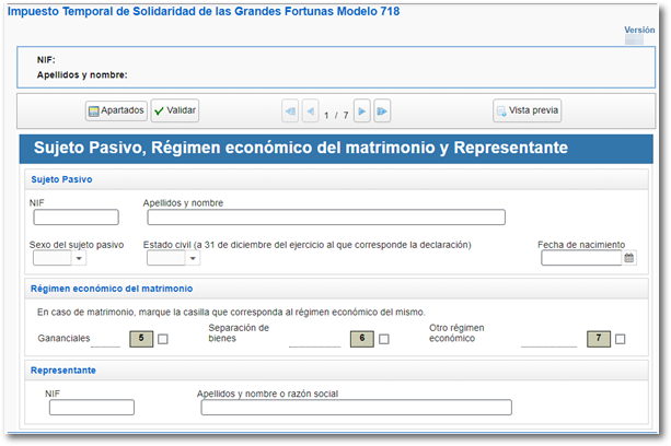 Datos identificativos