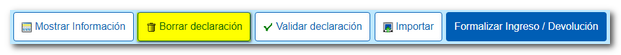 Borrar declaraci&oacute;n