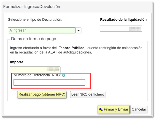 Selecciona el tipus de declaració