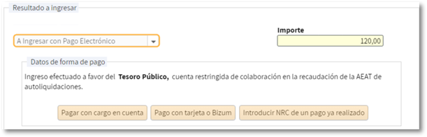 Ingresar con pago electr&oacute;nico