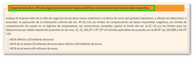 Importe neto da cifra de negocios