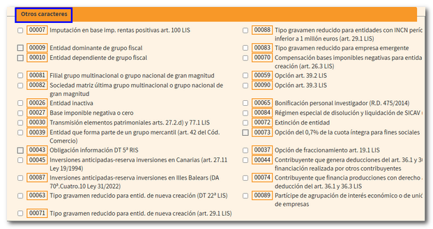 Altres caràcters