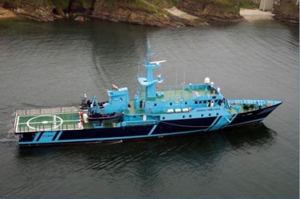 Imatge del Vaixell Fulmar navegant
