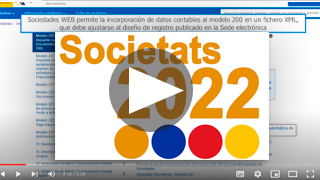 Vídeos explicatius Societats 2022