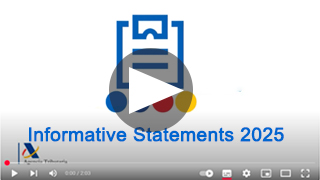 Explanatory videos. Information statements 2025